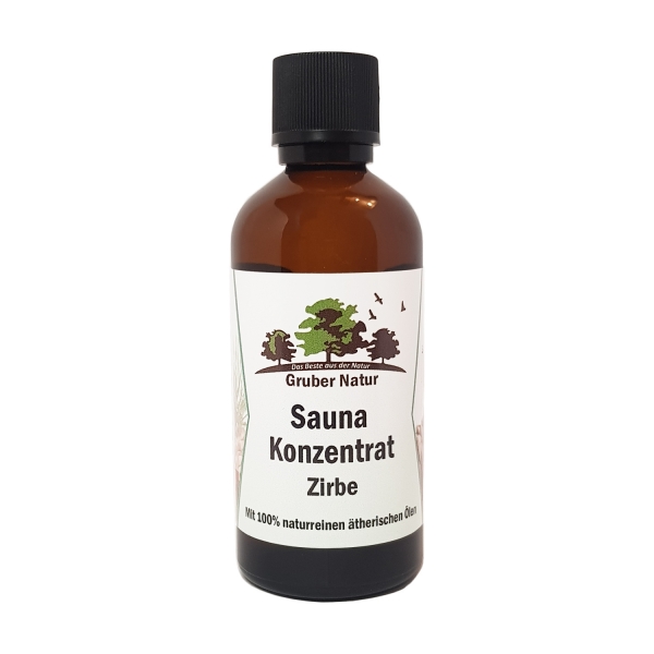 Sauna Konzentrat mit natürlichem Öl der Zirbe 100 ml